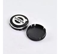 R-timer 4 Pezzi Impermeabili e Antipolvere Auto Coprimozzo per Volvo S60 Cross Country 2016-2018, Buona Stabilità del Veicolo di Ricambio Accessori,64mm New Black