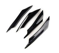 R-timer 4 Pezzi Spoiler Paraurti Anteriore per Ford Bronco, Alette Spoiler per Auto Labbro Divisore Deflettore Laterale Pinne Aerodinamich