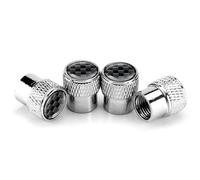 R-timer 4 Pezzi Tappi Valvola per BMW-X6 2020-2025, Cappucci Antipolvere per Pneumatici, Coprivalvola Ruota Impermeabili, Accessori Auto,Silver