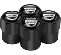 R-timer 4 Pezzi Tappi Valvole Pneumatici Auto per Dacia Duster 2014-2017, Alluminio Tappini Gomme Auto Corrosione Cappucci delle Valvole