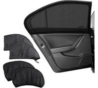 R-timer 4PCS Tendina Parasole Auto per Dacia Dokker/Duster Van/Jogger Extreme/Lodgy Stepway/Logan 2000-2024, Rete Traspirante Protezione UV Zanzariera Bambini Scudo Privacy Accessori Interni