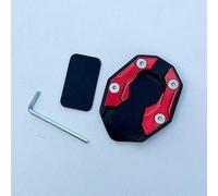 R-timer Allargamento Cavalletto Laterale per Suzuki AX4 2016-2023, Piastra di Supporto Moto in Materiale Premium, Base Estensione Piedino,Red