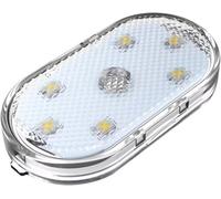 R-timer Luce Interna Auto LED per BMW 3er E90 E91 M-Tech 2005-2008, Lampada da Lettura Touch Magnetica Illuminazione Bagagliaio Fissaggio Velcro Accessori,1pcs Mag