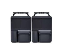 R-timer Organizzatore Bagagliaio per VW Touran 5T 2016-2023 | Pelle PU rigida, tasche a rete elastiche & box con pattina. Borsa portaoggetti per poggiatesta, salva-spazio nel baule auto