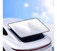 R-timer Tendina Parasole Lunotto Posteriore per Tesla Model S Model X Model 3 Model Y, Argento Titanio Blocco Raggi UV Riflessi Accessori Interni