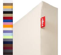 r-up Beste lenzuolo con angoli confezione doppia 200x220-220x240 fino a 35 cm di altezza tanti colori 95% cotone / 5% elastan 230g/m² (natura)