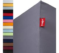 r-up Passt lenzuolo con angoli 140x200-160x200 fino a 35 cm di altezza tanti colori 100% cotone 130g/m² (grigio)