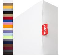 r-up Passt lenzuolo con angoli 180x200-200x220 fino a 35 cm di altezza tanti colori 100% cotone 130g/m² (bianco)