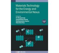R.V Mangalaraja Materials Technology for the Energy and Envir (Copertina rigida)
