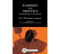 R.Winnington Ingram Euripides and Dionysus (Tascabile)