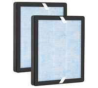 R1 P1801 P1802 True HEPA filtri di ricambio compatibili con purificatore d'aria YIOU R1 ed Elechomes P1801/P1802, sistema di filtraggio a 3 fasi, filtri HEPA H13, confezione da 2