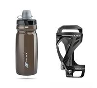 R1 Raceone KIT Borraccia da Bici HYMA con COVER da 600 CC, Porta Borraccia KELA, Realizzati in Italia