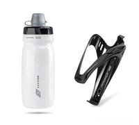 R1 Raceone KIT Borraccia da Bici HYMA con COVER da 600 CC, Porta Borraccia X3, Realizzati in Italia