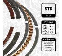ET ENGINETEAM R1010100 Kit fasce elastiche per MINI Schrägheck (R50, R53)