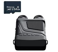 R12 5X 1080P HD Binocolo for visione notturna Livello 7 Infrarossi Zoom digitale Telescopio Occhiali notturni for la caccia Sorveglianza da campeggio Osservare e registrare(With 64G card)
