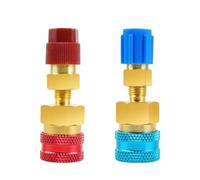 R1234yf - Set di collegamento rapido per refrigerante R134a R134a High/Low Side R1234YF R134a, adattatore per condizionatori, sistema refrigerante, evacuazione e ricarica (2 pezzi)