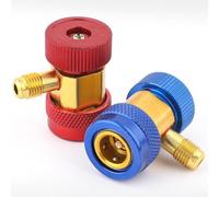 R134A Adattatore di servizio di condizionamento d'aria con compatibilità a doppio lato per porte ad alta e bassa pressione sui sistemi CA del veicolo