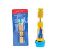 R134A R12 Valvola Nucleo Installatore Rapido Rimoz Kit di rimozione rapida del nucleo della valvola R134A R12, kit di strumenti for la rimozione del nucleo della valvola ad alta(Blue)