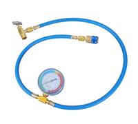 R134a Tubo di ricarica efficiente R134a Tubo di ricarica con manometro per riparazione di aria condizionata automobilistica A C Strumento di riparazione