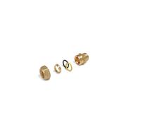 R180M Raccordo diritto filettato maschio per tubi in rame 1/2 x 12 Ottone