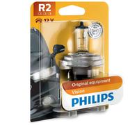 R2 Philips Vision 45/40W 12V Lampadine Fari Alogeni 12475B1 Single