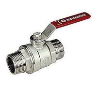 R253DL Valvola con attacchi M-M maniglia a leva R253LX004 3/4 GIACOMINI