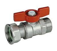 R254P Valvola a sfera per contatori R254PY004 3/4M x calotta 3/4F GIACOMINI