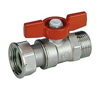 R254P Valvola a sfera per contatori R254PY034 3/4"M x calotta 3/4"F GIACOMINI