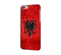 R2982 Albania Football Soccer Red Flag Case Cover For iPhone 6 Plus iPhone 6s Plus