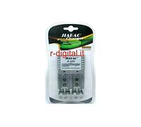 r2digital - CARICABATTERIE DA RETE CASA A-636 230V UNIVERSALE NIMH AA 9 VOLT AAA STILO MINI STILO RICARICABILE