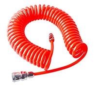 r2digital TUBO SPIRALE 8 Metri ARIA COMPRESSA in POLIETILENE 8mm x 5mm UNIVERSALE INNESTO RAPIDO per COMPRESSORE GONFIA RUOTE VERNICIATURA