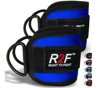 R2F Cavigliere Cavi Palestra 7MM Neoprene 2 Pezzi Cinghie Cavigliere per Kick Back cingie da fitness Allenamento dei Glutei e delle Gambe Workout