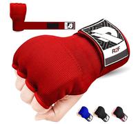 R2F Gel Fasce Boxe Sottoguanti Boxe Interni Bende, 70cm Elastico Lunghe Polsiere Guantoni Boxe Pugno Imbottita Protezione Guantoni da allenamento Muay Thai Kickboxing Arti Marziali Sacco da Box guanti