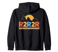 R2R2R Grand Canyon Retro Vintage Escursionismo Trekking Trail Avventura Felpa con Cappuccio