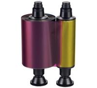 R3011 YMCKO Nastro Compatibile per Evolis Pebble Dualys 3 Securion Card Stampanti, 200 Immagini