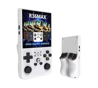 R36 Max, nuova versione aggiornata della console di gioco R36S, console di gioco portatile, sistema Linux open source, scheda TF da 64 GB, 15.000 giochi retrò, schermo IPS da 3.5, console di gioco
