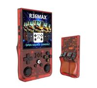 R36 Max, nuova versione aggiornata della console di gioco R36S, console di gioco portatile, sistema Linux open source, scheda TF da 64 GB, 15.000 giochi retrò, schermo IPS da 3.5, console di gioco