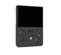 R36MAX 2 Console portatile classica, display IPS da 4,5 pollici, libreria 18000 giochi, 30 emulatori, design joystick staccabile, materiale ABS, video gamer compatto per on-the-go (nero)