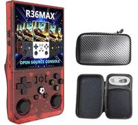 R36Max, console di gioco portatile retrò, console per videogiochi con 64 G integrati, oltre 18000 giochi, ricaricabile da 4000 mAh, supporta oltre 30 simulatori, sistema Linux, schermo IPS da 4,0