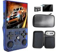 R36Max, console di gioco portatile retrò, console per videogiochi con 64 G integrati, oltre 18000 giochi, ricaricabile da 4000 mAh, supporta oltre 30 simulatori, sistema Linux, schermo IPS da 4,0