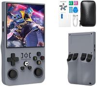 R36Max, console di gioco portatile retrò, console per videogiochi con 64 G integrati, oltre 18000 giochi, ricaricabile da 4000 mAh, supporta oltre 30 simulatori, sistema Linux, schermo IPS da 4,0