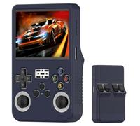 R36S Manicotto Protettivo in Silicone, Manicotto Protettivo per Console di Videogiochi Portatili Retrò Copertura Antiurto (Blu Scuro)