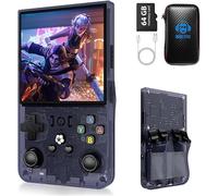 R36S Max, nuova versione aggiornata della console di gioco R36S, console di gioco portatile, sistema Linux open source, scheda TF da 64 GB, 15.000 giochi retrò, schermo IPS da 4, console di gioco