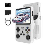 R36S Retro Handheld Game Console 128G - Schermo IPS da 3,5” con oltre 40000 giochi classici Lettore di videogiochi tascabile Open Source Linux OS con batteria da 3500mAh