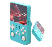 R36s Retro Handheld Game Console, Portable Video Game Console with Built-in 20,000+ Games, 64/128GB TF Card,3.5 in HD Screen,3500mAh Battery, Linux System, 30+ Emulators (Cyan, 128G)
