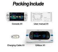 R36S Retro Handheld Video Game Console 20000 GAMES 3.5" IPS Screen 64GB PURPLE