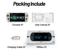 R36S Retro Handheld Video Game Console 20000 GAMES 3.5" IPS Screen 64GB PURPLE