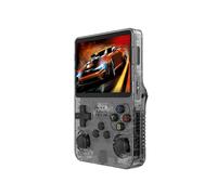 R36S Retro Handheld Video Game Console Linux System 3.5 Inch IPS Screen Portable Pocket Video Player 128GB Games-Black