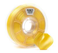 R3D Filamento 3D PLA da 1,75 mm, 0-370 mm/s, stampa ad alta velocità, precisione dimensionale +/- 0,02 mm, bobina di plastica trasparente da 1 kg, filamento per stampa 3D(Seta Giallo)