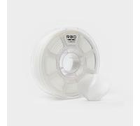 R3D Filamento 3D PLA da 1,75 mm, 0-370 mm/s, stampa ad alta velocità, precisione dimensionale +/- 0,02 mm, bobina di plastica trasparente da 1 kg, filamento per stampa 3D(Bianco)